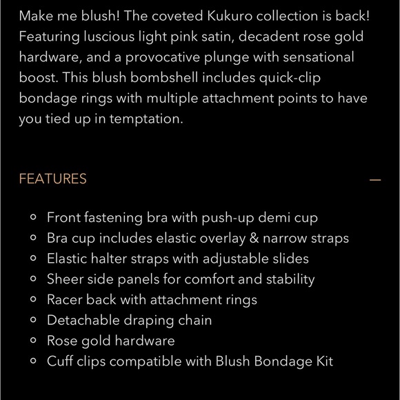 NWOT Blush Kukuro Set - Picture 6 of 6